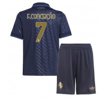 Juventus Francisco Conceicao #7 Koszulka Trzecia dzieci 2024-25 Krótki Rękaw (+ krótkie spodenki)